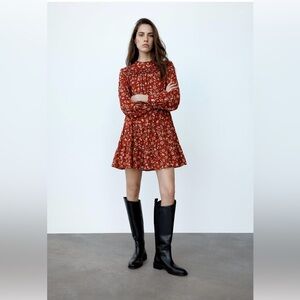 NWOT Zara Floral Print Dress 9335/562
